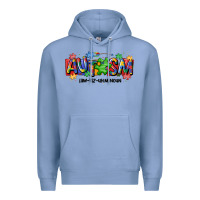 Colony Blue autism awtizuhm noun Premium Hoodie - MaliasSmallBusiness
