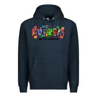 Navy autism awtizuhm noun Premium Hoodie - MaliasSmallBusiness