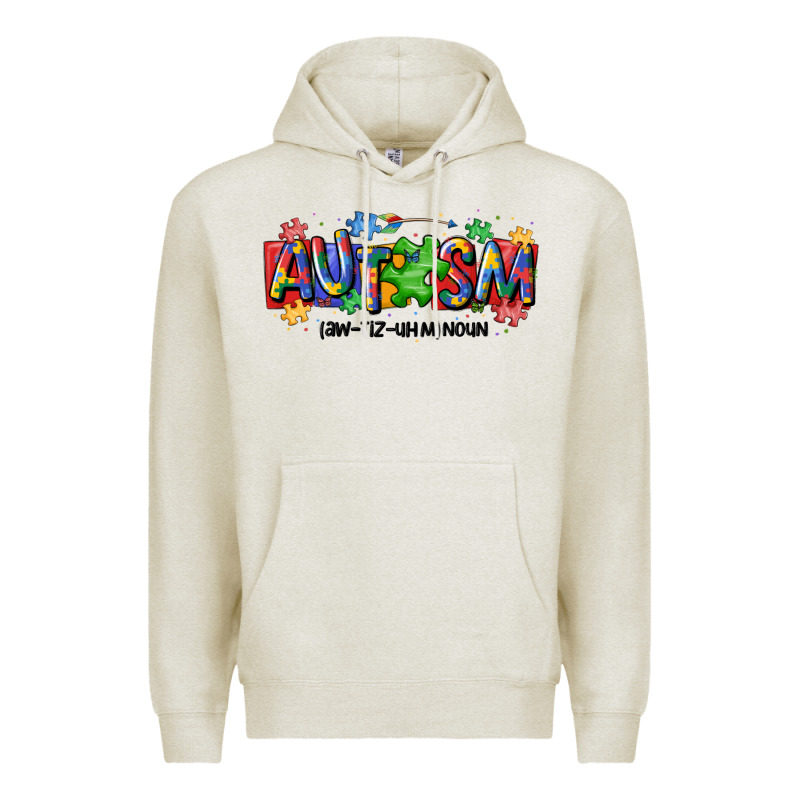 Autism Awtizuhm Noun Premium Hoodie by MaliasSmallBusiness | Teevron