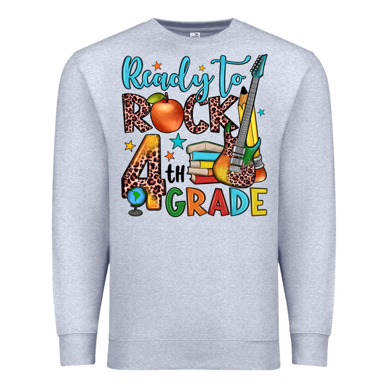 Ready To Rock 4th Grade Premium Sweatshirt by JahusDesignShop | Teevron