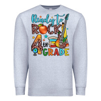 Heather Grey ready to rock 4th grade Premium Sweatshirt - JahusDesignShop