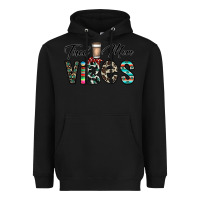 Black tired mom vibes Heavyweight Hoodie - CowhideDigitalArt