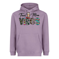 Lavender tired mom vibes Heavyweight Hoodie - CowhideDigitalArt