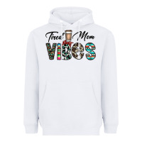White tired mom vibes Heavyweight Hoodie - CowhideDigitalArt