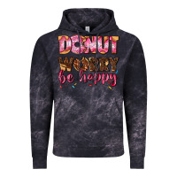 Cloud Black donut worry be happy Vintage Hoodie - AdoDesignShop
