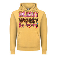 Vintage Mustard donut worry be happy Vintage Hoodie - AdoDesignShop