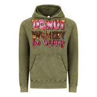 Vintage Olive donut worry be happy Vintage Hoodie - AdoDesignShop