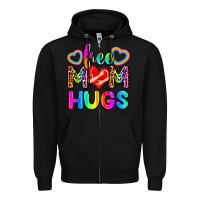 Black free mom hugs Zipper Hoodie - Zillion Design Studio