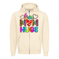 Sandshell free mom hugs Zipper Hoodie - Zillion Design Studio