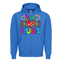 True Royal free mom hugs Zipper Hoodie - Zillion Design Studio