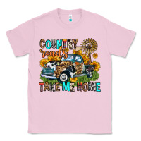 Bubblegum Pink country roads take me home Classic Tee - Zillion Design Studio