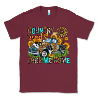 Burgundy country roads take me home Classic Tee - Zillion Design Studio