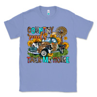 Colony Blue country roads take me home Classic Tee - Zillion Design Studio