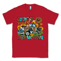 Red country roads take me home Classic Tee - Zillion Design Studio