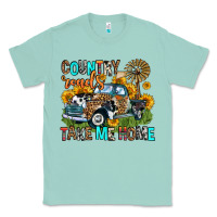 Seafoam country roads take me home Classic Tee - Zillion Design Studio