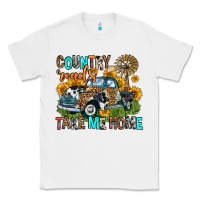 White country roads take me home Classic Tee - Zillion Design Studio