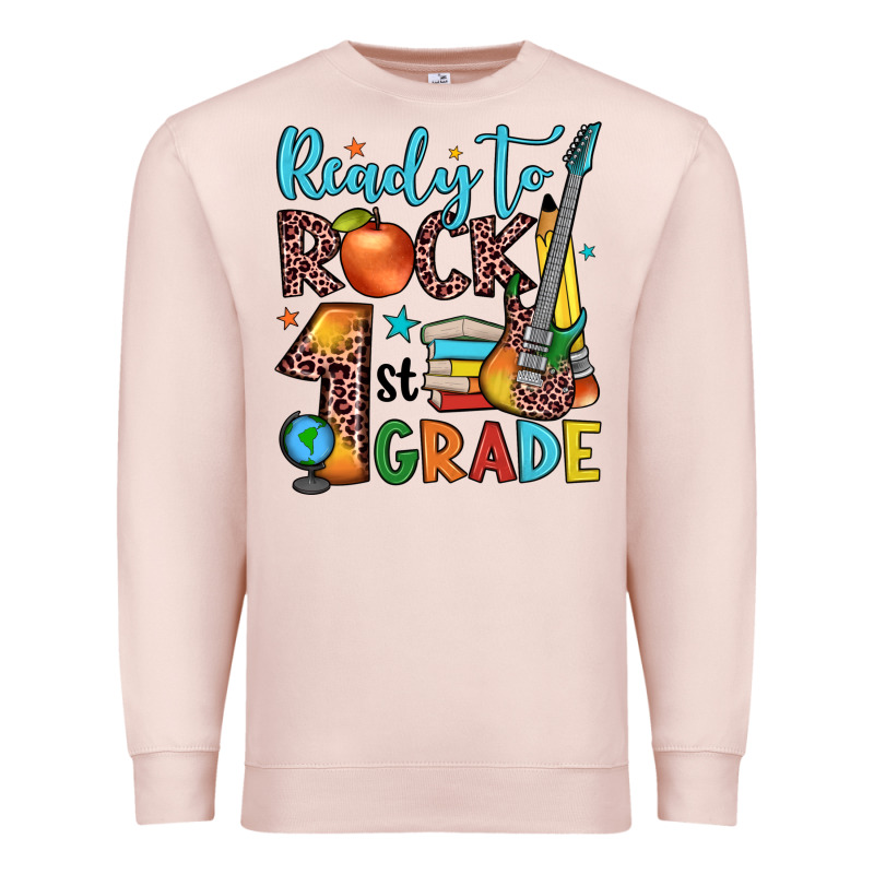 Ready To Rock 1st Grade Premium Sweatshirt by JahusDesignShop | Teevron