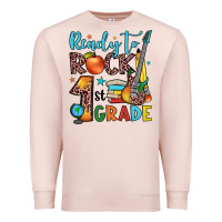 Pale Pink ready to rock 1st grade Premium Sweatshirt - JahusDesignShop