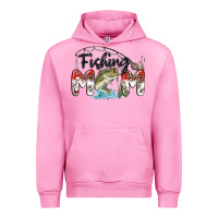 Fuchsia Pink fishing mom Urban Hoodie - MaliasSmallBusiness