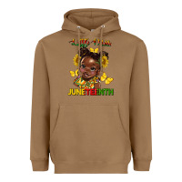 Toasted Coconut little miss juneteenth Heavyweight Hoodie - HRA Design Shop
