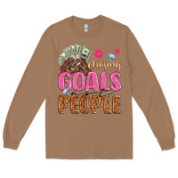 Toasted Coconut chasing goals not people Long Sleeve Tee - texasbilliewilder
