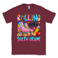 Burgundy rolling into sixth grade Classic Tee - texasbilliewilder