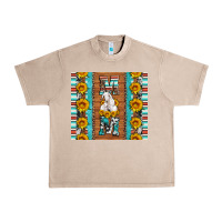 French Oak goat family mom sunflowers serape leopard cowhide tumbler Urban Heavy Tee - Artiststas