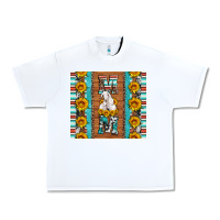 White goat family mom sunflowers serape leopard cowhide tumbler Urban Heavy Tee - Artiststas