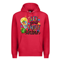 Cardinal let your light shine Premium Hoodie - MaliasSmallBusiness