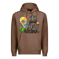 Chestnut let your light shine Premium Hoodie - MaliasSmallBusiness