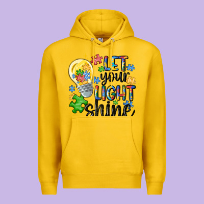 Let Your Light Shine Premium Hoodie Designed By Maliassmallbusiness