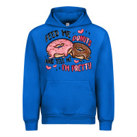 Cobalt feed me donuts and tell me i'm pretty Urban Hoodie - MaliasSmallBusiness
