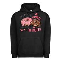Pigment Black feed me donuts and tell me i'm pretty Urban Hoodie - MaliasSmallBusiness