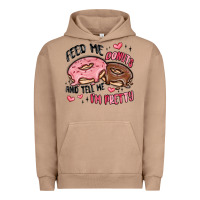 Pigment Burro feed me donuts and tell me i'm pretty Urban Hoodie - MaliasSmallBusiness