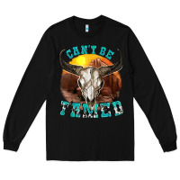 Black cant be tamed Long Sleeve Tee - texasbilliewilder