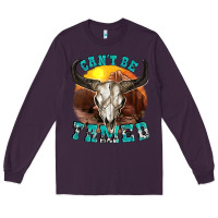 Plum cant be tamed Long Sleeve Tee - texasbilliewilder