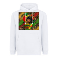 White free ish since 1865 Heavyweight Hoodie - HRA Design Shop