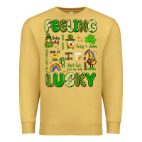 Antique Gold feeling lucky Premium Sweatshirt - Artiststas