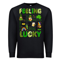 Black feeling lucky Premium Sweatshirt - Artiststas