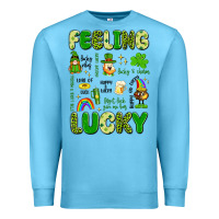 Ocean Blue feeling lucky Premium Sweatshirt - Artiststas