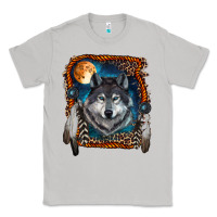 Moon Dust wolf and feathers Classic Tee - RanaPortraitStore