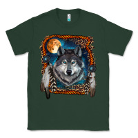 Wolf And Feathers Classic Tee | Teevron