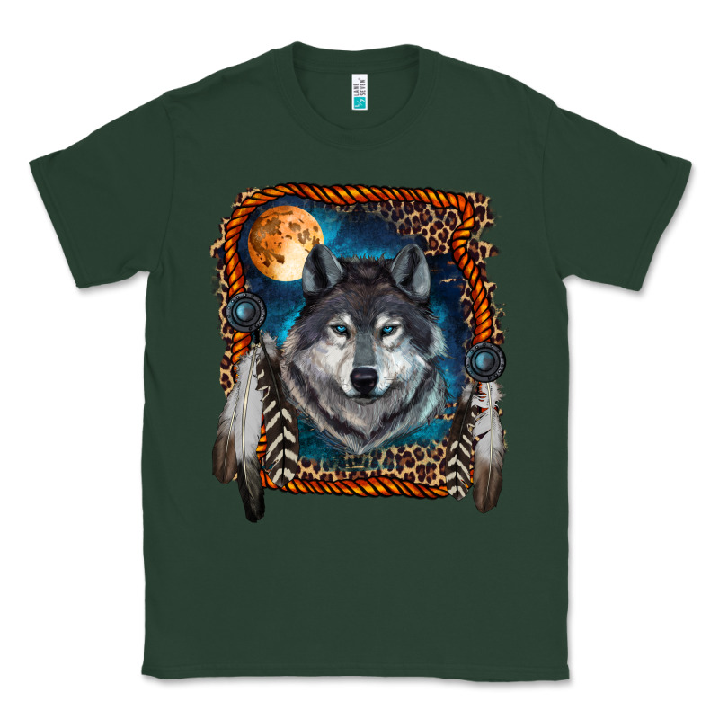 Wolf And Feathers Classic Tee by RanaPortraitStore | Teevron