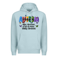 Blue Mist autism mama Premium Hoodie - MaliasSmallBusiness