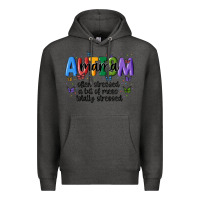 Charcoal Heather autism mama Premium Hoodie - MaliasSmallBusiness