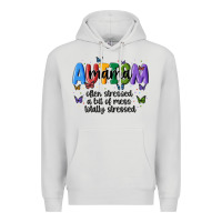 Dove Grey autism mama Premium Hoodie - MaliasSmallBusiness