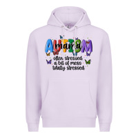 Lilac autism mama Premium Hoodie - MaliasSmallBusiness