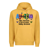 Mustard autism mama Premium Hoodie - MaliasSmallBusiness