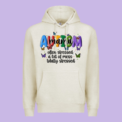 Autism Mama Premium Hoodie Designed By Maliassmallbusiness