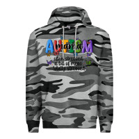 Slate Camo autism mama Premium Hoodie - MaliasSmallBusiness